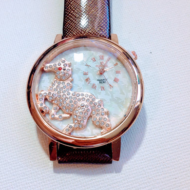 Rhinestone Horse Watch