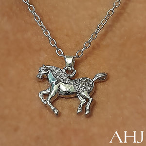 Spotted Horse Pendant Chain