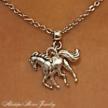 Horse Silver Charm Pendant