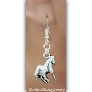 Standing Cute Horse Earrings