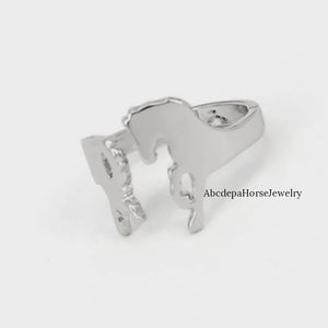 One (Size Open) Horse Ring