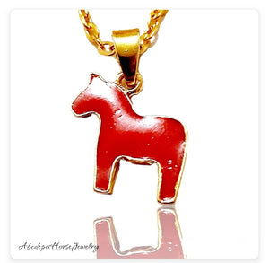 Red Pony Necklace