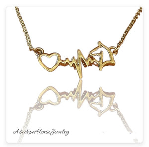 Heartbeat Horse Necklace