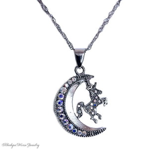 Moon Unicorn Necklace